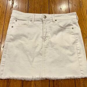 American Eagle stretch high rise mini white size 8